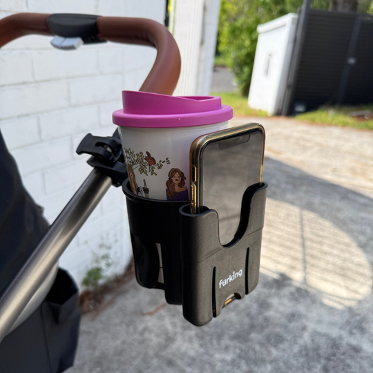 Fur King Pram Coffee & Phone Holder