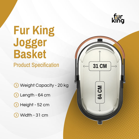 Best Pet Stroller | Fur King Jogger Dog Pram