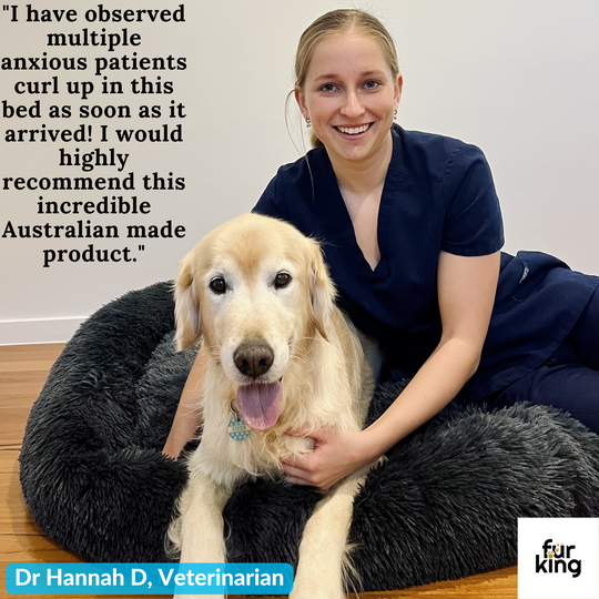 Fur King "Aussie" | Best Calming Dog Bed | Vet Recommended